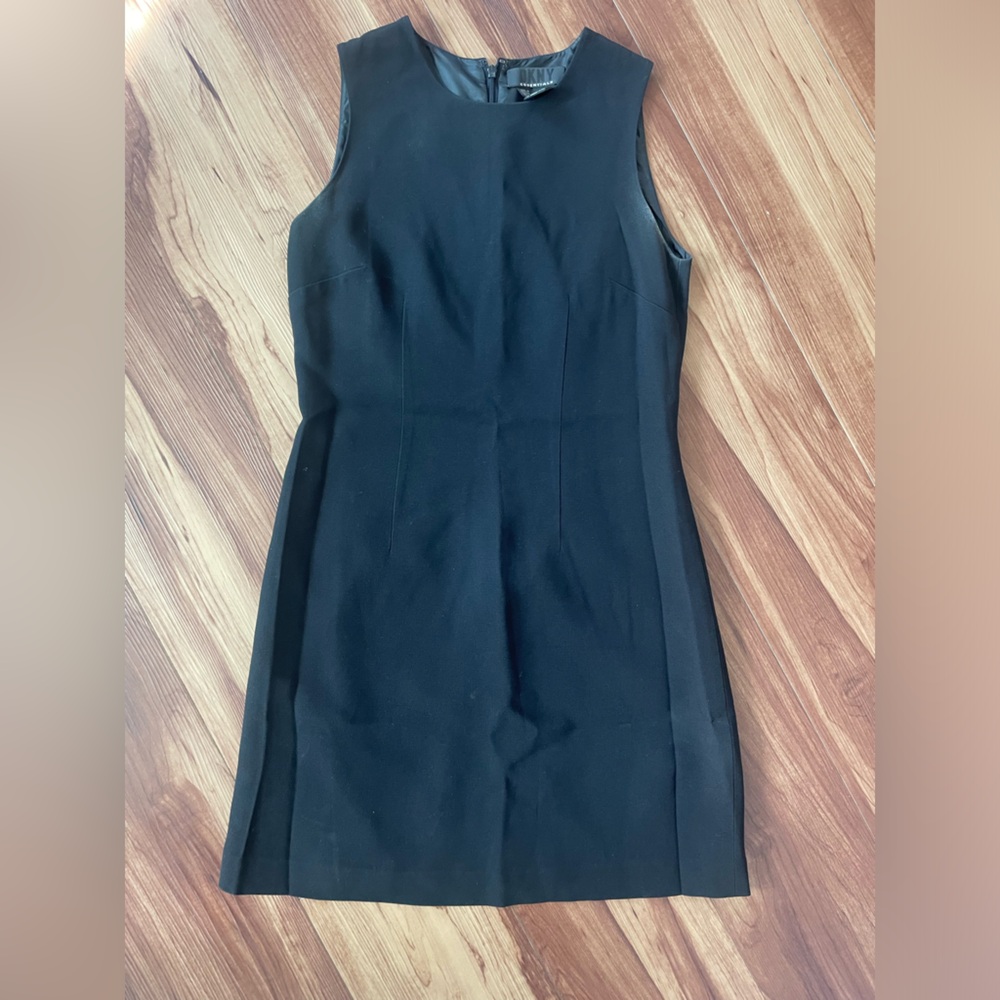 90s DKNY Essentials Navy Zippered Dress